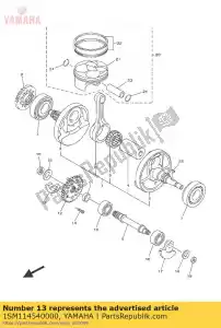 yamaha 1SM114540000 waga 1 - Dół