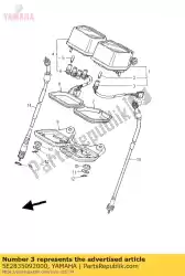 stopcontact snoer van Yamaha, met onderdeel nummer 5E2835092000, bestel je hier online: