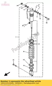 Yamaha 3XK222010000 ammortizzatore sub assy - Il fondo