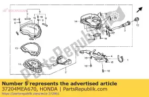 Honda 37204MEA670 perilla, medidor de viaje - Lado inferior