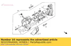 Here you can order the bolt,special flan from Honda, with part number 90101MAA000: