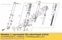 51400MS2003, Honda, fourche assy r.fr. honda cbr  f cbr1000f 1000 , Nouveau