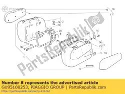 Aquí puede pedir lavadora 8. 4x15x1. 8 de Piaggio Group , con el número de pieza GU95100253: