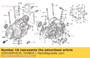 Honda 22810HP1670 alavanca comp, embreagem - Lado inferior