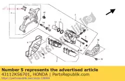 Qui puoi ordinare servitore da Honda , con numero parte 43112KS6701: