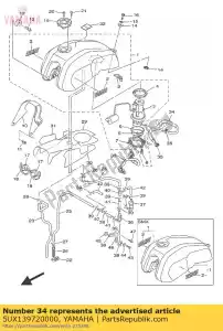 yamaha 5UX139720000 tuyau, carburant 2 - La partie au fond