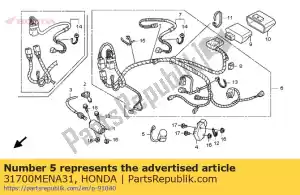Honda 31700MENA31 unidad condensadora - Lado inferior