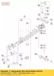 Here you can order the fork wp freeride 350 2012 from KTM, with part number 05187L4001: