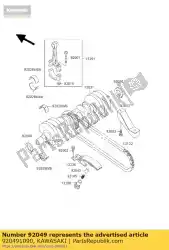 Tutaj możesz zamówić uszczelka-olej, hscy25x39x7 zx750-a1 od Kawasaki , z numerem części 920491090: