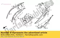 83610KZL950, Honda, copertina, l. parte inferiore del corpo honda nsc 502 2013, Nuovo