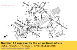 Tutaj możesz zamówić czujnik tlenu od Honda , z numerem części 36531MFAD01: