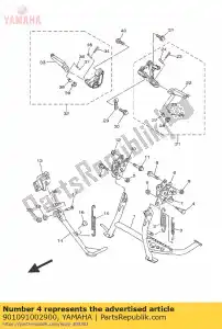 yamaha 901091002900 bullone - Il fondo