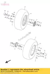 Tutaj możesz zamówić opona od Yamaha , z numerem części BD3F510S0000: