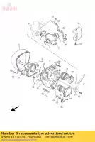 4WM144110100, Yamaha, boîtier, filtre à air 1 yamaha xv 1600 1999 2000 2001 2002, Nouveau