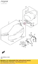 Ici, vous pouvez commander le coussin, siège mo auprès de Suzuki , avec le numéro de pièce 4514820G00: