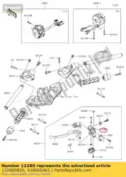 Here you can order the 01 holder from Kawasaki, with part number 132800926: