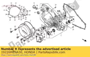 honda 19226MENA30 junta, bomba de água - Lado inferior