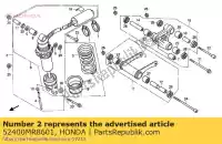 52400MR8601, Honda, cuscino assy., rr. honda vfr  riii vfr400r3 400 , Nuovo