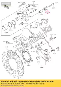 kawasaki 490060058 boot zr1000c7f - Bottom side