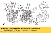 11200MBC000, Honda, basamento comp, le honda vt shadow ace c2 aero c3 vt1100c2 vt1100c3 1100 , Nuovo