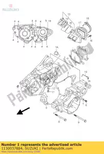 suzuki 1130037884 ensemble de carter - La partie au fond