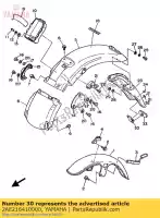 2AE216410000, Yamaha, wspornik, odblask yamaha xv virago s 1000 535 1100, Nowy