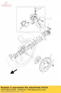 yamaha 1PHF580V0000 zespó? zacisków tylnych 1 - Dół