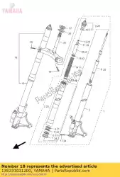 Qui puoi ordinare gruppo forcella anteriore (dx) da Yamaha , con numero parte 13S231031200: