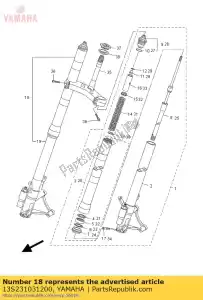 yamaha 13S231031200 gruppo forcella anteriore (dx) - Il fondo