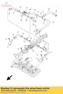 yamaha 3P6148830000 w??, zagi?? 3 - Dół