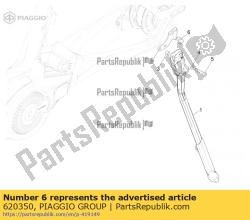 Aprilia 620350, Almohadilla, OEM: Aprilia 620350