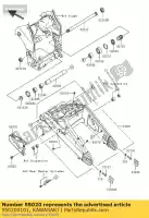 550200101, Kawasaki, garde, chaîne zx1000-c1h kawasaki zx 1000 2004 2005, Nouveau