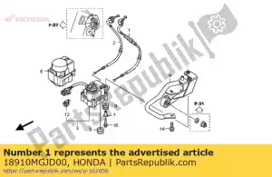 Honda 18910MGJD00 cable comp. a, ex. valve - Bottom side