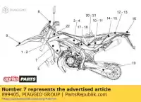 899405, Piaggio Group, Conduit d'air. décalque 