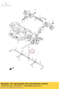 Suzuki 1368747H20 articulação - Lado inferior