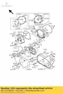 suzuki KK132V0620 bolt-flanged-sm - Bottom side