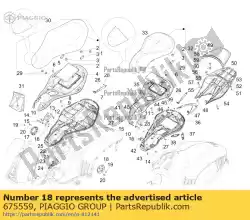 Tutaj możesz zamówić wtyczka lewa od Piaggio Group , z numerem części 675559: