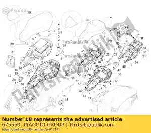 Piaggio Group 675559 wtyczka lewa - Dół