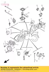 estafette (4km-10) van Yamaha, met onderdeel nummer 4KM819500000, bestel je hier online: