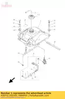 43DF41100000, Yamaha, brandstoftank comp. yamaha yfm 90 2009 2010 2011 2012 2013, Nieuw