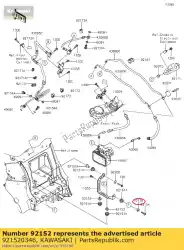 Aquí puede pedir collar de Kawasaki , con el número de pieza 921520346: