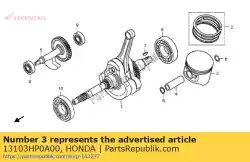Here you can order the piston (0. 50) from Honda, with part number 13103HP0A00: