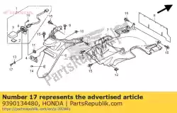 Ici, vous pouvez commander le vis, taraudage, 4x16 auprès de Honda , avec le numéro de pièce 9390134480: