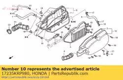 Tutaj możesz zamówić os? Ona podzespo? U, filtr powietrza od Honda , z numerem części 17235KRP980: