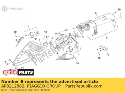 Aprilia AP8212882, Koplamp, OEM: Aprilia AP8212882