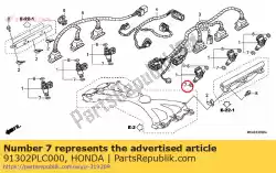 oring, 7. 85x3. 53 van Honda, met onderdeel nummer 91302PLC000, bestel je hier online:
