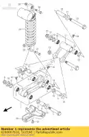 6260007810, Suzuki, lever set,rear suzuki lt z400 quadsport limited z400z 400 , New