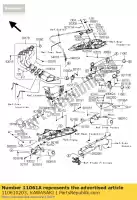 110610203, Kawasaki, gasket zx1000d6f kawasaki zx 1000 2006 2007, New