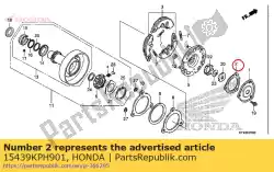 Tutaj możesz zamówić uszczelka, filtr oleju od Honda , z numerem części 15439KPH901: