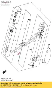 Suzuki 5119128H30 pr?t, pchanie - Dół